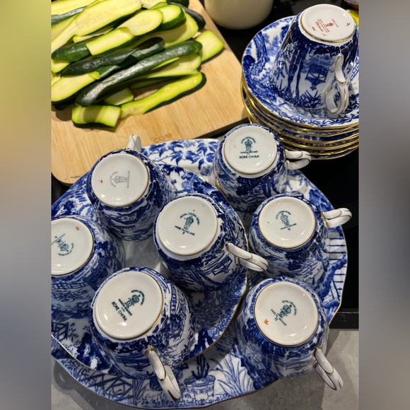 Royal Crown Derby MIKADO Bone China Set of 23 Made in England Vintage Tea Cup - Picture 7 of 9